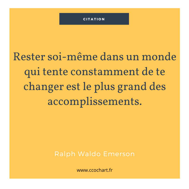 Citation : Rester soi-même dans un monde…