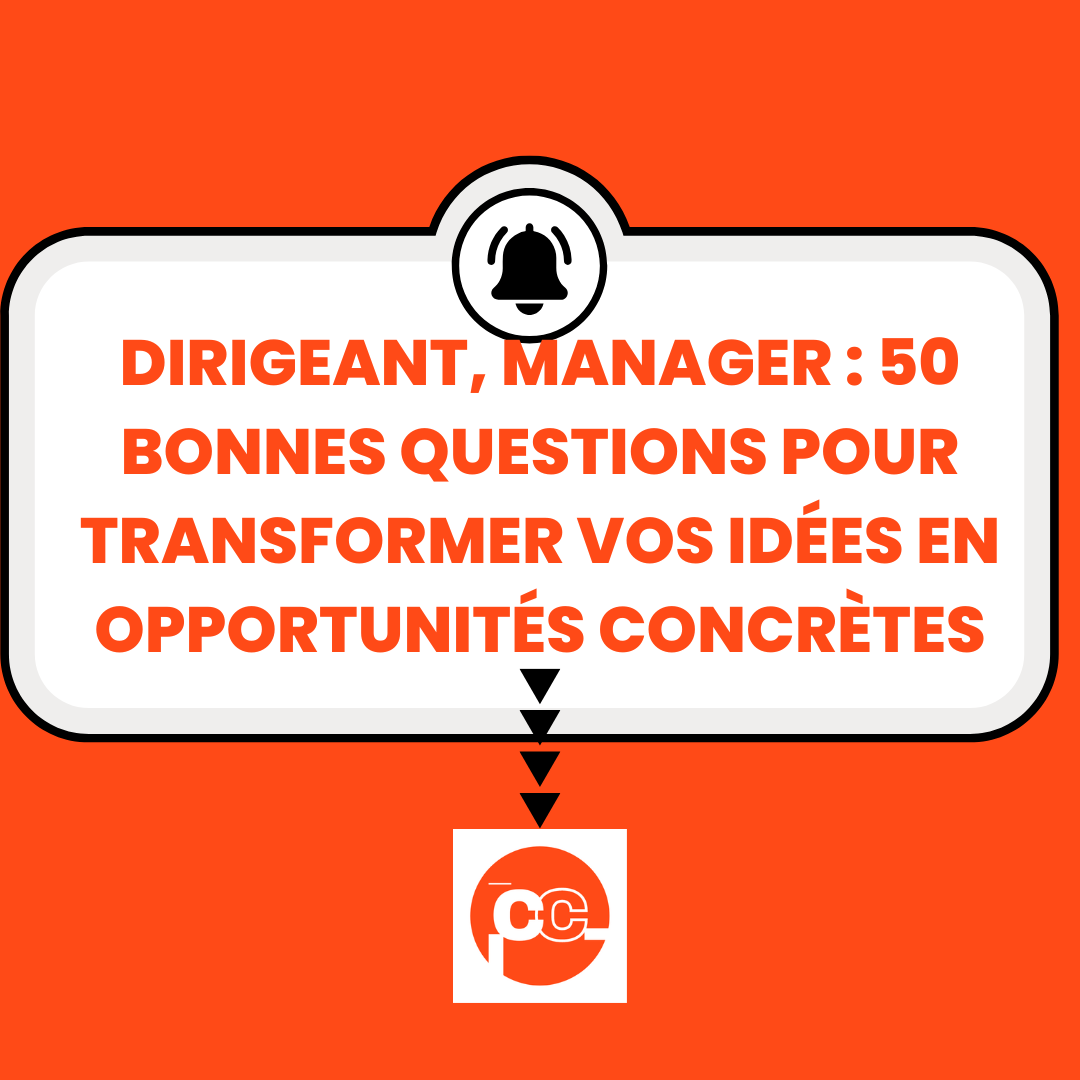 Dirigeant, manager : 50 bonnes questions pour transformer vos idées en opportunités concrètes